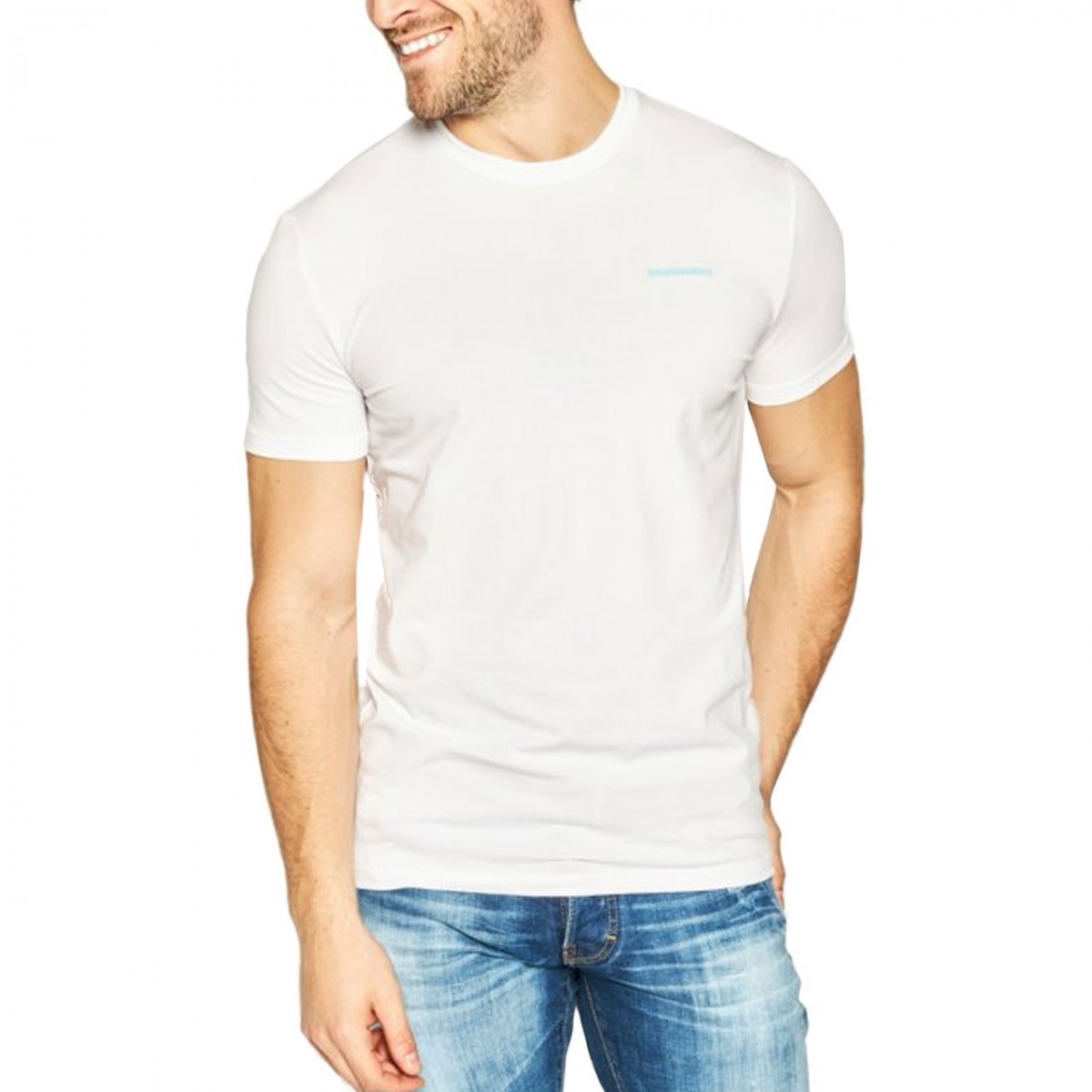 dsquared2 round neck t shirt grey